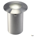 Encastré de sol rond LED Slv Trail-Lite 60 IP65 0,3W 3000K 4lm inox brossé