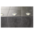 Encastré de sol rond LED Slv Trail-Lite 60 IP65 0,3W 3000K 4lm inox brossé