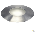 Encastré de sol rond LED Slv Trail-Lite 60 IP65 0,3W 3000K 4lm inox brossé