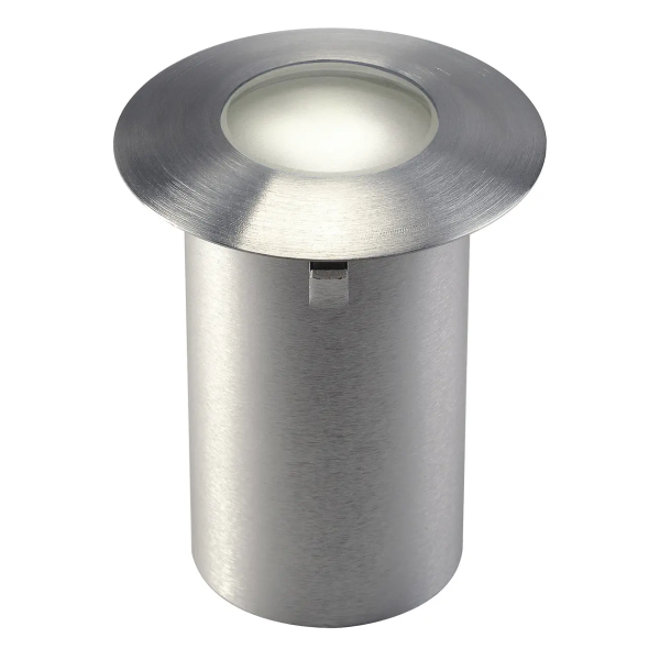 Encastré de sol rond LED Slv Trail-Lite 60 IP65 0,3W 3000K 4lm inox brossé