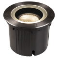 Dasar® 270, encastré de sol extérieur, symétrique, noir, led, 30w, 3000k, ip65/ip67, collerette inox 316