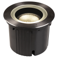 Dasar® 270, encastré de sol extérieur, symétrique, noir, led, 30w, 4000k, ip65/ip67, collerette inox 316