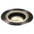 Dasar® 270, encastré de sol extérieur, symétrique, noir, led, 30w, 4000k, ip65/ip67, collerette inox 316