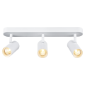 Noblo, applique et plafonnier intérieur, triple, blanc, led, 24w, 2700k, variable triac