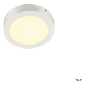 Senser 18, applique et plafonnier intérieur, rond, blanc mat, led, 12w, 3000k, variable triac