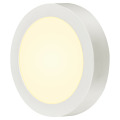 Senser 18, applique et plafonnier intérieur, rond, blanc mat, led, 12w, 3000k, variable triac