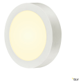 Senser 18, applique et plafonnier intérieur, rond, blanc mat, led, 12w, 3000k, variable triac