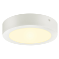 Senser 18, applique et plafonnier intérieur, rond, blanc mat, led, 12w, 3000k, variable triac