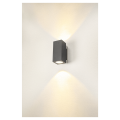 Enola, applique extérieure, carré, m, anthracite, led, 19w, 3000k/4000k, ip65, up/down