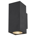 Enola, applique extérieure, carré, m, anthracite, led, 19w, 3000k/4000k, ip65, up/down