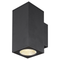 Enola, applique extérieure, carré, m, anthracite, led, 19w, 3000k/4000k, ip65, up/down