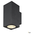 Enola, applique extérieure, carré, m, anthracite, led, 19w, 3000k/4000k, ip65, up/down