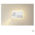 Somnila spot, applique intérieure, liseuse, version droite, blanc, led, 13w, 3000k, avec port usb