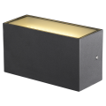 Sitra cube, applique extérieure, m, up/down, anthracite, led, 14w, 3000k/4000k, ip44, cct switch