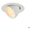 Numinos® gimble xs, encastré de plafond intérieur, 55°, blanc, led, 7w, 3000k