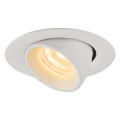 Numinos® gimble xs, encastré de plafond intérieur, 55°, blanc, led, 7w, 3000k