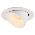 Numinos® gimble l, encastré de plafond intérieur, 40°, blanc, led, 25,4w, 3000k