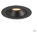 Numinos® gimble xl, encastré de plafond intérieur, 55°, noir, led, 37,4w, 3000k