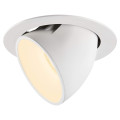 Numinos® gimble xl, encastré de plafond intérieur, 20°, blanc, led, 37,4w, 3000k