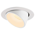 Numinos® gimble xl, encastré de plafond intérieur, 20°, blanc, led, 37,4w, 3000k