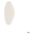 SLV by Declic PLASTRA, applique plafonnier, rond, 30cm, plâtre blanc, LED 7,4W 3000K
