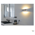 ASSO LED 300 applique, oval, alu brossé, 2x 5W LED, 3000K