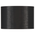SLV by Declic FENDA, abat-jour rond, Ø 30cm, noir/cuivre, textile
