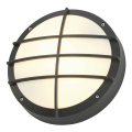 Applique murale BULAN GRILLE  RONDE ANTHRACITE E27 2X40W MAX - SLV by Declic