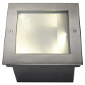 DASAR LED CARRE encastré, asymétrique, inox 316, 28W,3000K