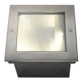 DASAR LED CARRE encastré, asymétrique, inox 316, 28W,3000K