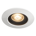 Varu, encastré de plafond intérieur/extérieur, blanc, gu10/led gu10 51mm, 5w max, ip20/ip65, rt 2012