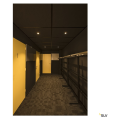 Patta-i, encastré de plafond intérieur/extérieur, carré, noir, led, 7,3w, 1800-3000k, ip20/ip65, dim to warm, variable triac