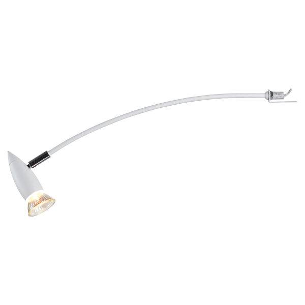 Display adl 50, spot sur tige intérieur, blanc, gu10/qpar51, 50w max