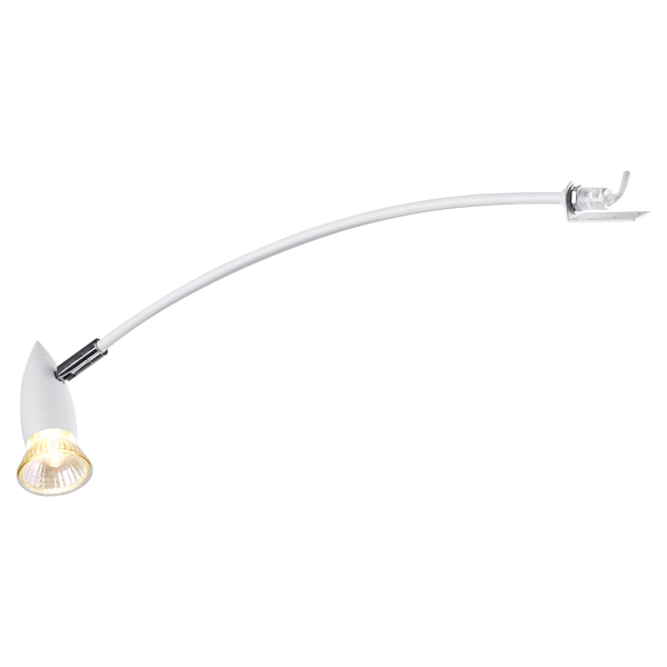Display adl 50, spot sur tige intérieur, blanc, gu10/qpar51, 50w max