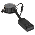 Easy-install slim led, encastré de plafond intérieur, rond, alu brossé, led, 6,2w, 4000k, rt 2012