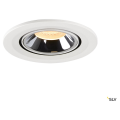 Numinos® gimble s, encastré de plafond intérieur, 20°, blanc/chrome, led, 8,6w, 3000k