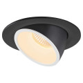 Numinos® gimble l, encastré de plafond intérieur, 20°, noir/blanc, led, 25,4w, 3000k