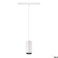 Numinos® s 48v track dali suspension blanc/chromé 16w 1050 lm 3000k irc90 40°