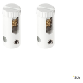 SLV by Declic Alimentation pour câble tendu T.B.T, blanc, 2 pièces