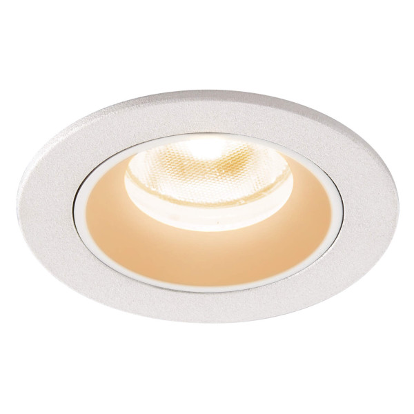 Numinos® xs, encastré de plafond intérieur, 20°, blanc, led, 7w, 2700k, ip20/ip44