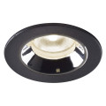 Numinos® xs, encastré de plafond intérieur, 20°, noir/chrome, led, 7w, 4000k, ip20/ip44