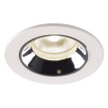 Numinos® xs, encastré de plafond intérieur, 40°, blanc/chrome, led, 7w, 4000k, ip20/ip44