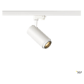 Numinos® zoom m, spot pour rail 3 allumages intérieur, 15°, blanc/noir, led, 20w, 2700k, variable