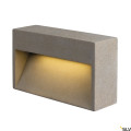 Concreto l, wl applique murale, gris, 12 w, 570 lm, 3000 k