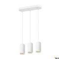 Asto tube, suspension, gu10, longueur de suspension 250 cm, 3x max. 10 w, blanc