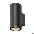 Asto tube, applique murale, cylindrique, gu10, 1x max. 10 w, noir