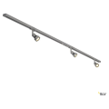 KIT rail 1 allumage PURI, gris argent, 2x1m, 3x PURI spot et sources LED