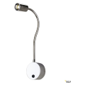 Liseuse DIO FLEX PLATE CHROME AVEC LED BLANC CHAUD 1W - SLV by Declic