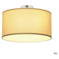 SOPRANA, PLAFONNIER, CL-1, DIFFUSEUR ROND, TISSU BEIGE, 3XE27