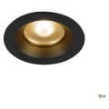 Spot Encastré de Plafond Noir Intérieur LED 4,4 W 2700 K DINGILO SLV – IP20/IP44
